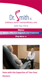 Mobile Screenshot of drsmithdpm.com